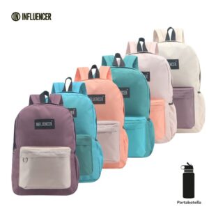 Mochila 17 pulgadas Influencer lisa 401