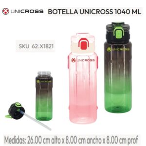 Botella plastica Unicross 1040ml 111