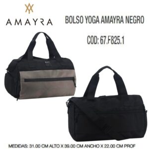Bolso Amayra de yoga negro 515