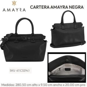 Cartera Amayra Negra 1416.