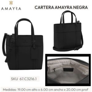 Cartera Amayra Negra 614.