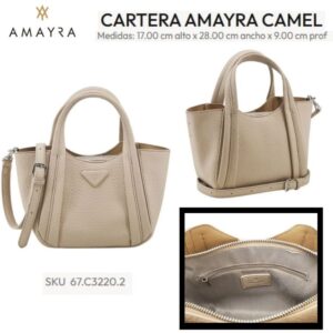 Cartera Amayra camel 024.