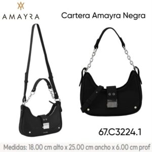 Cartera Amayra Negra 413.