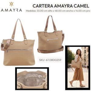 Cartera Amayra Camel 591