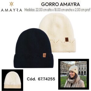 Gorro Amayra 003 con peluche dentro