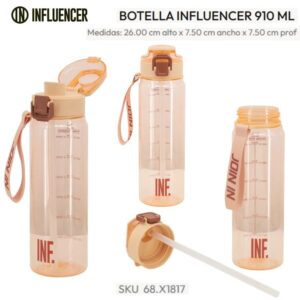 Botella plastica 900ml Influencer 179