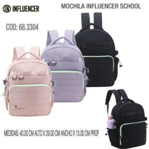 Mochila 16 pulgadas Influencer School 042