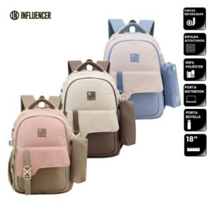 Mochila 17 pulgadas Influencer School 349