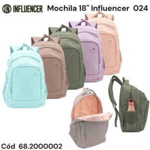 Mochila 18 pulgadas Influencer 024