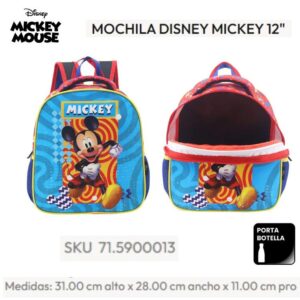 Mochila 12 pulgadas Mickey 136