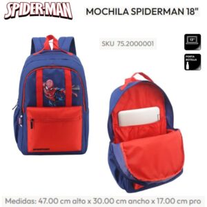 Mochila 18 pulgadas Spiderman 017