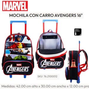 Mochila Carro 16 pulgadas  Avengers 121