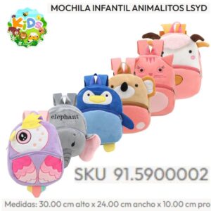 Mochila peluche infantil 024 varios modelos