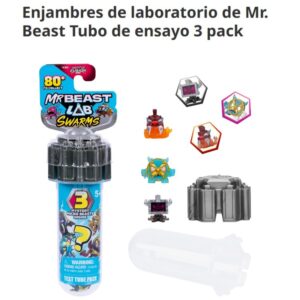 Mr Beast tubo. Contiene 3 figuras coleccionables