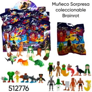 Muñeco sobre sorpresa coleccionable Brainrot 7cm