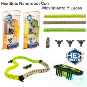 Pista Hex Bots . Con mini insecto que se desplaza con luz .