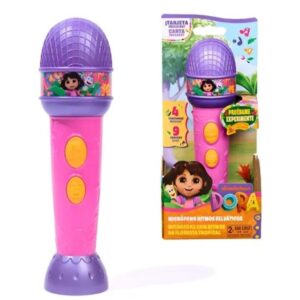 Microfono Dora la exploradora.Tiene sonidos y canciones