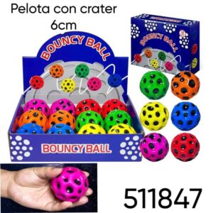 Pelota con crater 6cm (511847)