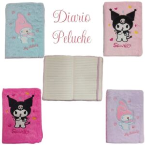 Diario con peluche kuro