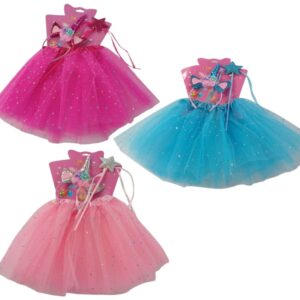 Pollera tutú con vincha Unicornio y varita