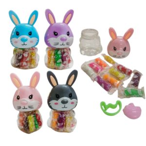 Plastilina frasco conejo con 10 stick y 2 cortantes