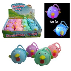 Apretable yoyo pajaro con luz