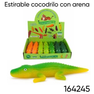 Estirable cocodrilo con arena (164245)