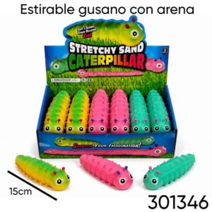 Estirable Gusano con arena (301346)