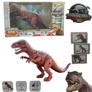 Dinosaurio con luz, movimiento y sonido 007 A