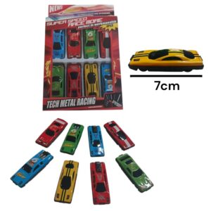 Set de autos metal caja x 8 784