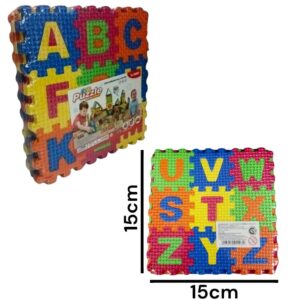 Goma eva Encastre ABC x 27 piezas de 5cm