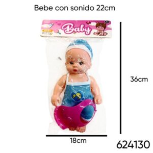 Bebe 22cm con sonido