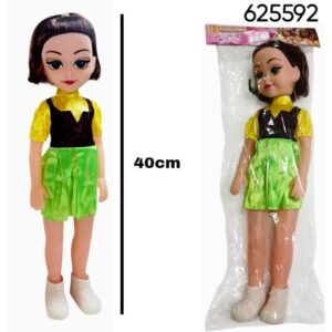 Muñeca soplada con carita de goma40cm 826