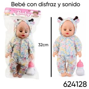 Bebe con disfraz y sonido (624128)