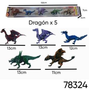 Dragon x 5 tubo cuerpo duro (78324)