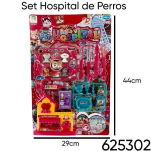 Set de Perros x 4 con accesorios hospital (625302)