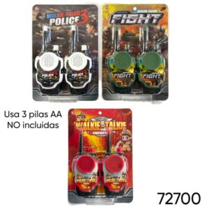 Walkie talkie bombero/ policia/ militar (72700)