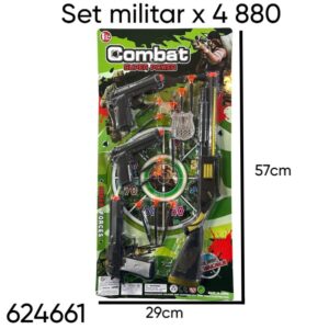 Set militar armas x 4 880 (624661)