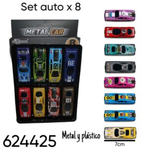 Set auto x 8 metal (624425)