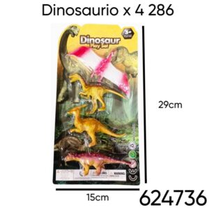 Dinosaurio x 4 286 (624736)