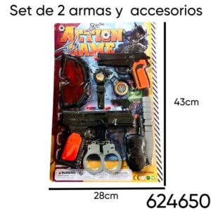Set de 2 armas y accesorios (624650)
