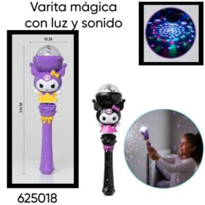 Varita K 34cm con luz y sonido 625018