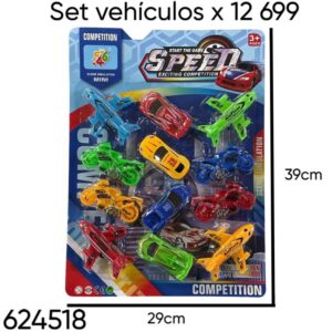 Set vehiculos x 12 699 (624518)