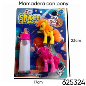 Mamadera con pony (625324)