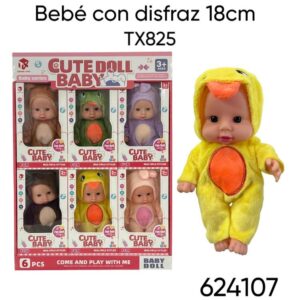 Bebote 18cm con pijama animalito TX825