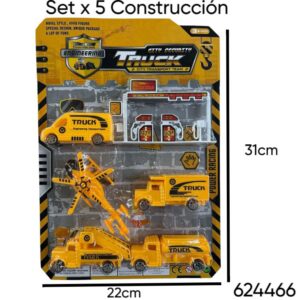 Camiones construccion x 5 + surtidor nafta.624466