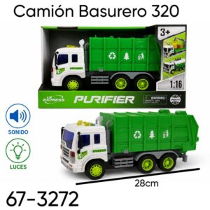 Camion Basurero , con luz y sonido 320 (67-3272)