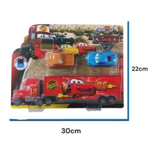 Camion con 2 autos a friccion 688-20