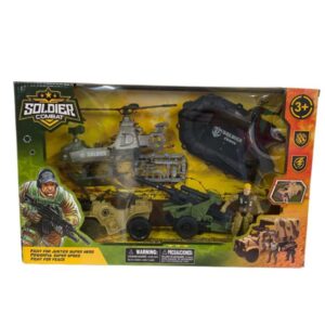 Set militar de combate  Soldados con vehiculos y accesorios