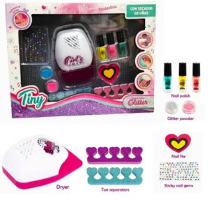 Cabina Secadora uñas con esmaltes y accesoriosTiny 76285